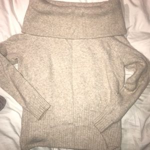 off the shoulder sweater
